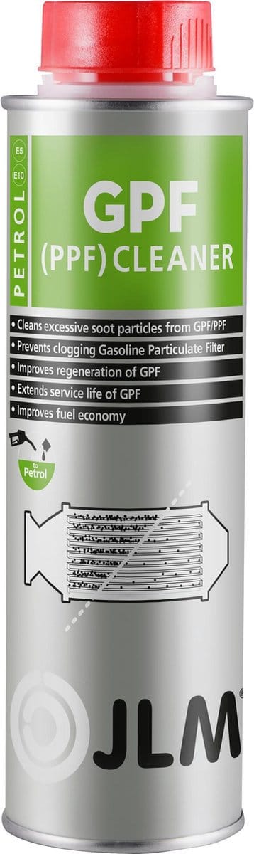 JLM Benzine GPF Reiniging - Reiniging voor benzine roetfilters - Verbetert uitstoot en reinigt injectoren en verbrandingskamer - Werkt bij lage temperaturen - 250ml