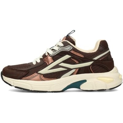 POSH by Poelman GINNY Dames Sneakers - Donker bruin