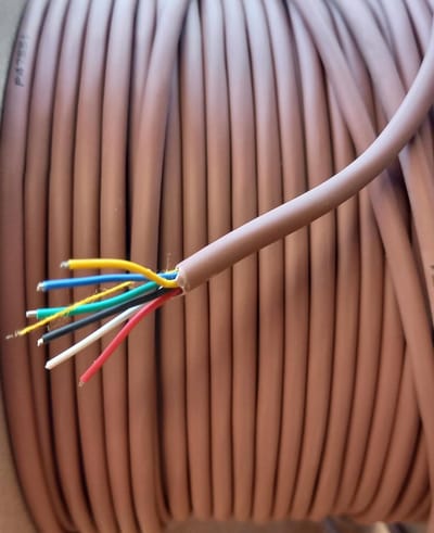 Witte PVC Geïsoleerde Alarmkabel 6-aderig voor Beveiligingssystemen
