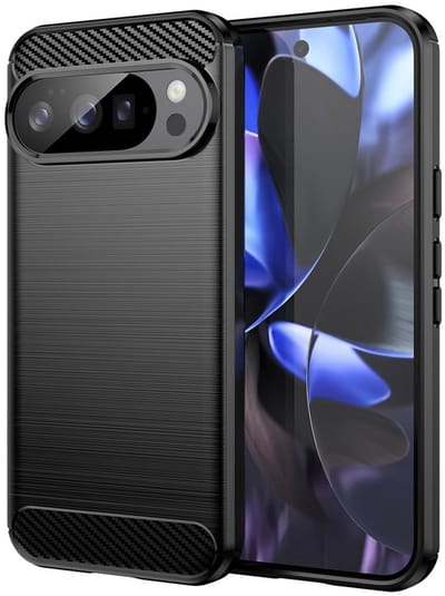 Coverup Hoesje - Geschikt voor Google Pixel 10 / Pixel 10 Pro Hoesje - Coverup Armor Brushed TPU Back Cover - Zwart