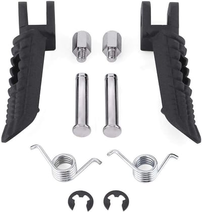 Voetsteunen voor motorfiets, voorzijde voetsteunen voor Suzuki GSXR600 GSXR750 GSXR1000 2001-2014, zwart, comfortabel en duurzaam