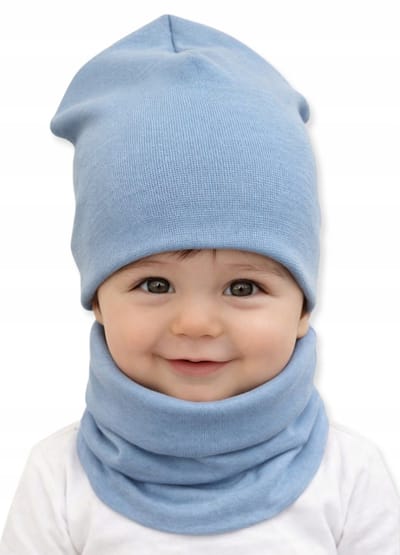 Dartomik - Babykleding - Czapka en Komin - Maat 34/38 - Oeko-Tex