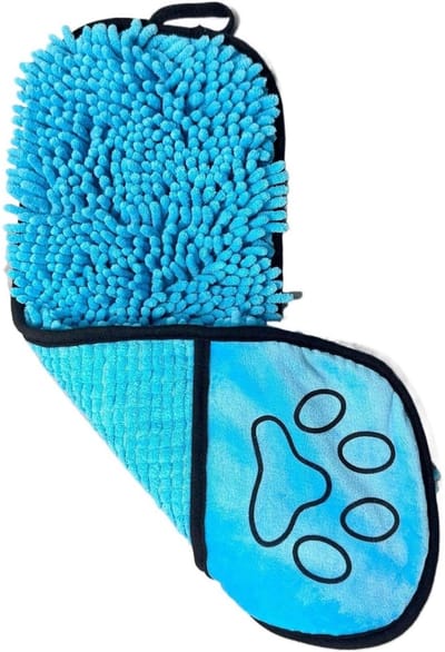 longziming -Hondendroogdoek - Dierenhanddoek - Microfiber Handdoek - Sneldrogend - Super Absorberend - Chenille Microvezel - Zacht Voor Huid - Ideaal Voor Reizen - 1 Stuk