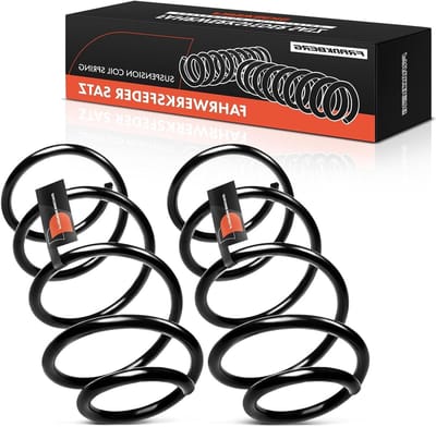 Chassisveer - Schroefveer - Auto Ophanging - Vooras Links Rechts - 350mm Lengte - Metaal