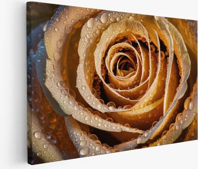 Saammp - Muurcirkel Hout - Vrouw met goude lippen - Abstract - Ø 80 - Wandcirkel - Wanddecoratie Cirkel - Muurdecoratie Woonkamer - Slaapkamer decoratie - Rond Schilderij