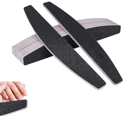 Professionele Nagelvijlen Set van 10 - Dubbelzijdig Nagelbord (100/180 Grit) - Wasbare Nagelvijlen voor Thuis en Salon
