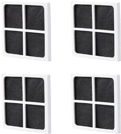 4 stuks Vervangend luchtreiniger voor koelkast - geschikt voor LG LT120F - Kenmore Elite 469918 - 9.2*9.2*0.8cm - Vervangt ADQ73214402 - ADQ73214403 ADQ73214404