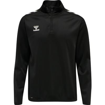 Hummel Core Xk Poly Sweatshirt Met Halve Rits Zwart XL Man,Vrouw