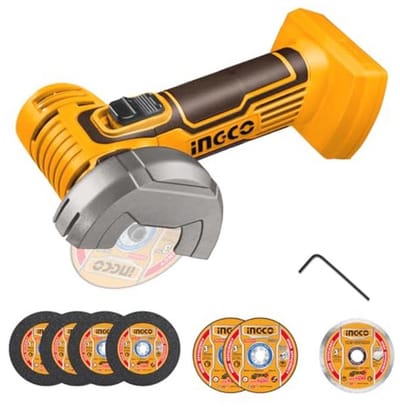 Draadloze Mini Haakse Slijper 20V - 19500RPM, 76mm disc diameter voor snijden, polijsten en slijpen