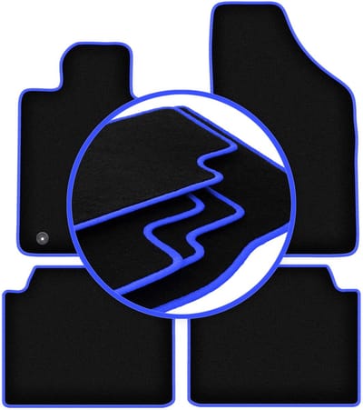 CARLUX-BLUE automatten voor: Renault Safrane liftback (1992-2000)