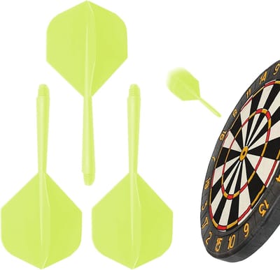 Dartpijlen Set - Pijlen Set - Oefenen Trainen Spelen - Nauwkeurig Gebalanceerd - 13 x 9.3 x 3.5 cm - Groen