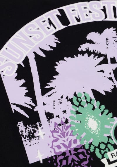 RAIZZED Julot Tops & T-shirts Meisjes - Shirt - Zwart - Maat 140