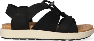 Keen - Elle Mixed Strap Dames Sandalen Black/Birch - Maat 40