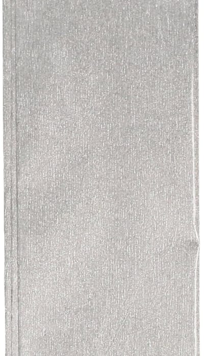 Crepe alu papier plat glitter zilver 150 x 50 cm - Knutselen met papier - Knutselspullen