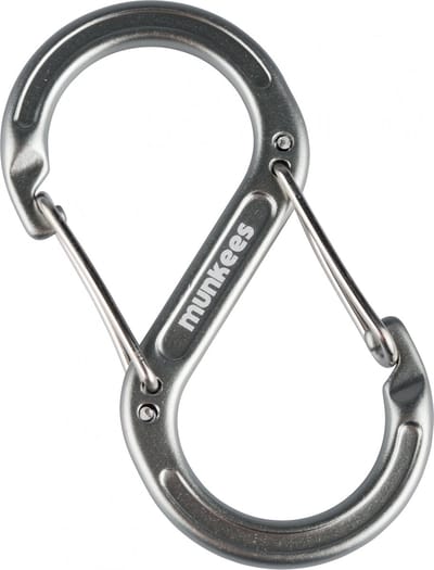 Munkees Karabijnhaak S-shape Draadsluiting 6 X 60 Mm Grijs