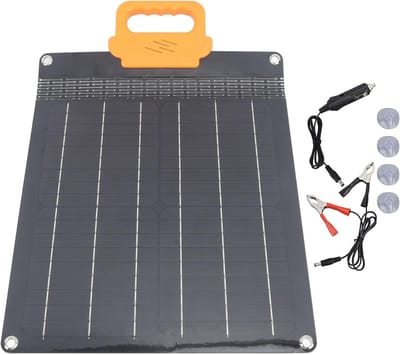 Flexibel Zonnepaneel - Opvouwbaar Zonnepaneel - Outdoor Energie - Hoge Conversie - 20W 18V - Zwart