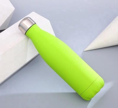 Finnacle - 500ML Groene Thermosfles voor water - RVS - Ideaal voor onderweg - Inclusief handige bidon functie