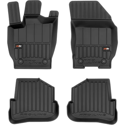 FROGUM PROLINE Automatten - Geschikt voor AUDI A1 (2010-2018) - 4-delig - TPE Rubber - Zwart