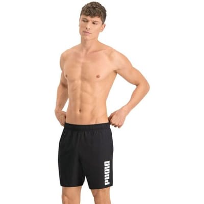 Puma Zwembroek Heren Promo Mid Shorts Zwart-M