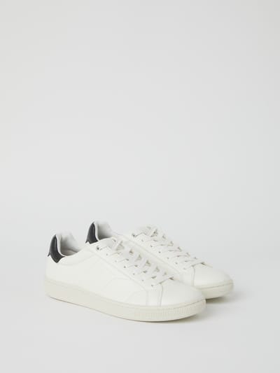 Björn Borg Deuce Heren Sneaker Schoenen Mannen - Witte Sneaker - Wit/Donkerblauw - Maat 40