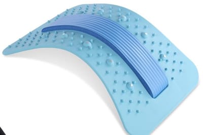 Rugbrancard - Rugstrekker Rugsteun - Pijnverlichting Rug - Verstelbare Curve - 39.7 x 26.5 x 4.1 cm - Blauw