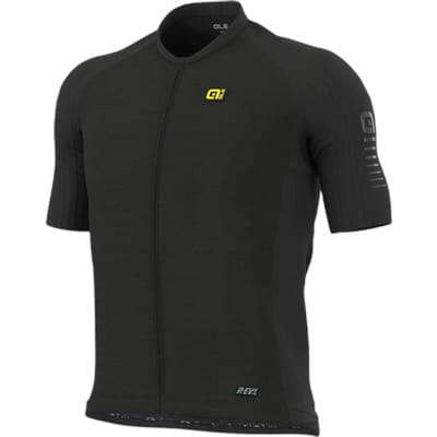 Ale Fietsshirt Korte Mouwen R-EV1 Silver Cooling - Zwart - M - Valt klein