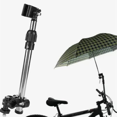 Parapluhouder - Fiets paraplu houder - Vrij handen - 360 graden verstelbaar - 29 x 9 x 5 cm