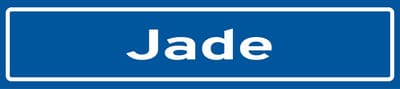 Fotofabriek Straatnaambord Jade | Straatnaambord met naam | Cadeau Jade