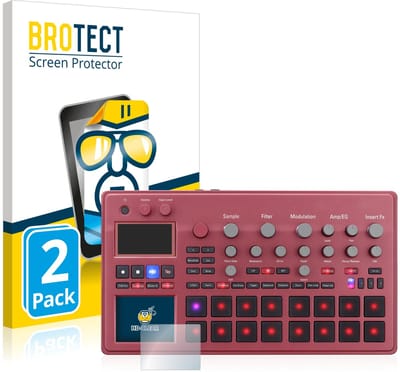 BROTECT - Screenprotector voor KORG electribe Sampler - Folie Beschermfolie transparant 2 Stuks