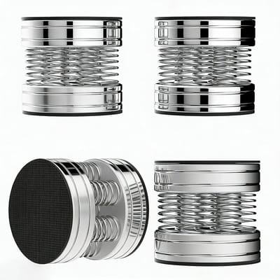Luidsprekerstandaard Voeten - Hifi Spikes Pad - Audio Isolatie - Hoge Demping - Max 80 kg - Zilver