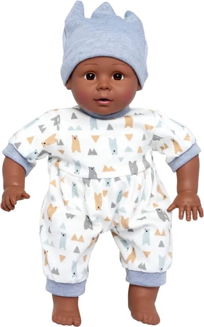 Mamamemo Baby Pop Luca 40CM - Babypop Jongen - Knuffelpop - Babypoppen