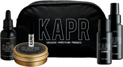 KARP The Exclusive Beard (gift) set - Baardolie & Baardbalsem - Shampoo - Tonic - Parfum - Gratis Toilettas – Complete Luxe Baardverzorging voor Mannen - vaderdag cadeau - baard bundel - volledige baard routine - alles voor je baard - Vaderdag Set