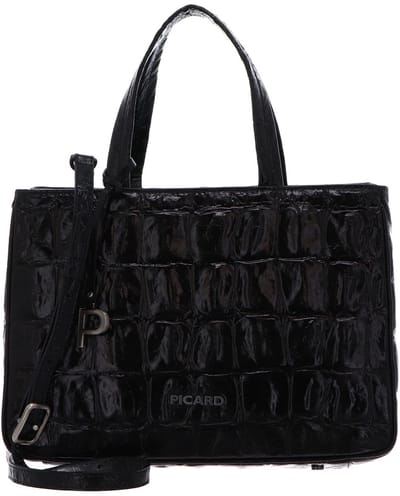 PICARD handtas schoudertas Key Largo Shopper Black zwart