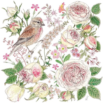 Lunch servetten La Vie en Rose - PPD - 33x33 cm