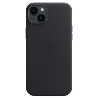 Leather Backcover MagSafe voor de Apple iPhone 14 Plus - Midnight