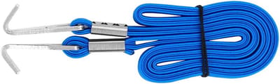 Bagageband Elastisch - Spanband Fietstouw - Reizen Outdoor - Aluminium Haken - Tot 200 cm - Blauw