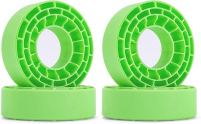Siliconen Rubberen Inzetstukken voor 1 Inch Rupsbanden - 62-64mm x 24mm - Groen