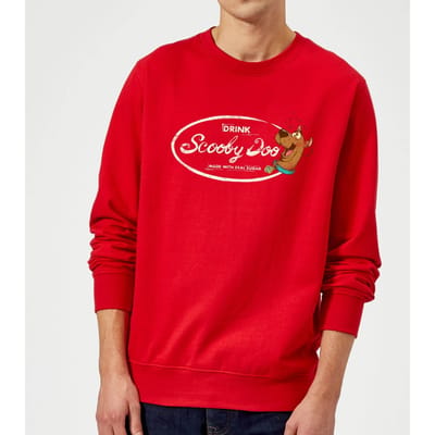 Scooby Doo Cola Sweatshirt - Red - S