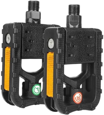 Fiets vouwpedalen - Opvouwbare pedalen - Compact opbergen - Verbeterde grip - 13 x 7 x 4 cm - Zwart