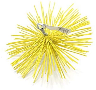 Nylon Schoorsteenvegerkop 200 mm met Metrische Schroefdraad