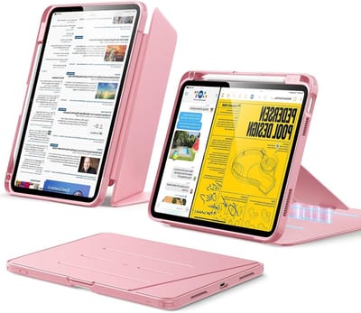 Beschermhoes voor iPad 11 inch (2022/2025) met verticale standaard, meerdere kijkhoeken, lichtgewicht en ideaal voor browsen, werken en tekenen