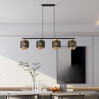 LumenXL Hanglamp Jennifer - zwart - goud