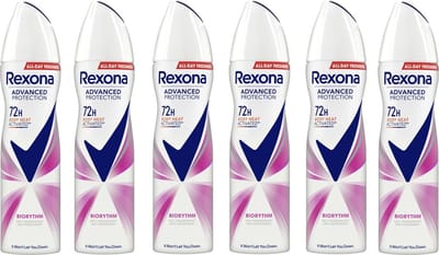 Rexona Deospray  Biorythm 150 ml - Voordeelverpakking 6 stuks