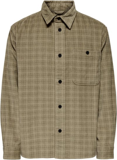 Only & Sons Overhemd Onswaleed Corduroy Overshirt 0345 N 22034467 Chinchilla Mannen Maat - XXL