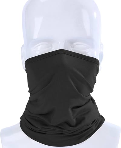 CHPN - Shawl - Motorshawl - Skishawl - Coll - Zwart - Ruffneck - Motorbandana's - Motorfiets Mondkapjes - Ski & Outdoor Sport - Colletje - Masker