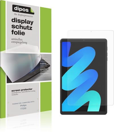 dipos – 2x Matte Beschermfolie geschikt voor Philips T7250 | Krasbestendige & antireflecterende Screenprotector Ultra-Thin