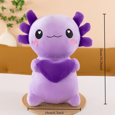 Mignon Dessin Animé Axolotl Peluche Super Doux Salamandre Animal Peluche Oreiller Couple Doux Axolotl Décoration Maison Cadeau de Noël