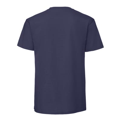 Fruit of the Loom Heren Iconic Premium Ringspun Katoen T-Shirt (Marineblauw)