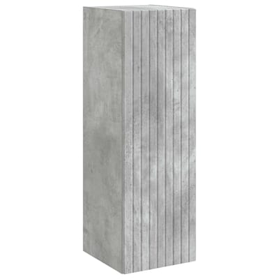 vidaXL - Wandgemonteerde - Badkamerkast - Betongrijs - 33 - x - 34,5 - x - 100 - cm