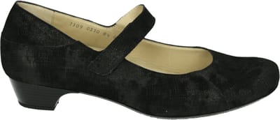 Verhulst - 7309-25-11 H - Pumps - Kleur: Zwart - Maat: 42.5